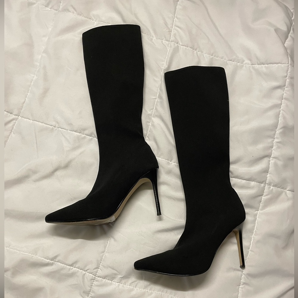 Rita Stiletto Tall Sock Boots